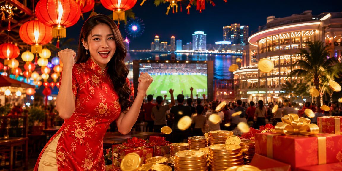Chợ đêm giải trí và casino tại Quy Nhơn với ánh đèn rực rỡ